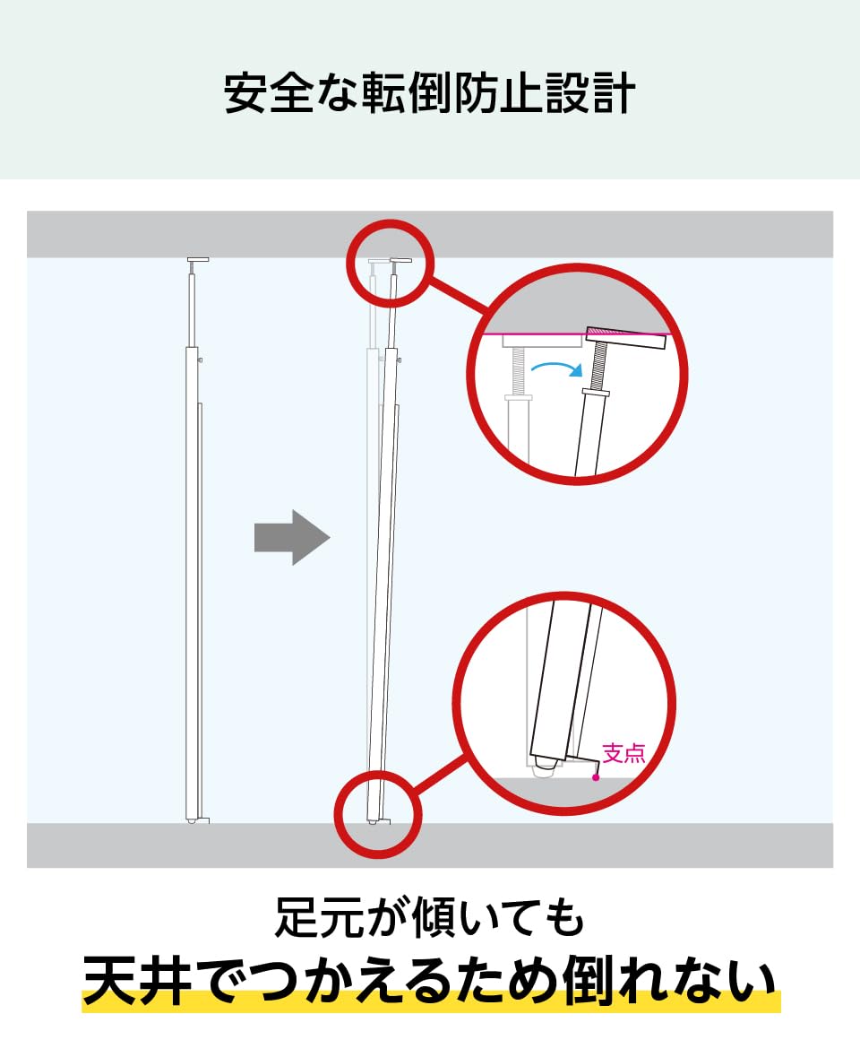 Amazon.co.jp: 大型鏡 つっぱり式大型ミラー ビジネスタイプ 900